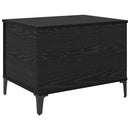 vidaXL Dohányzóasztal Fekete tölgy 60 x 44,5 x 45 cm Faanyag