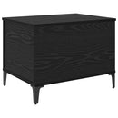 vidaXL Dohányzóasztal Fekete tölgy 60 x 44,5 x 45 cm Faanyag