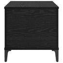 vidaXL Dohányzóasztal Fekete tölgy 60 x 44,5 x 45 cm Faanyag