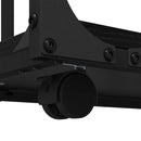 vidaXL Oldal asztal polcokkal Fekete tölgy 50 x 35 x 55.5 cm Faanyag