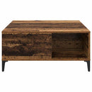 vidaXL Dohányzóasztal Öreg fa 80 x 80 x 36,5 cm Faanyag