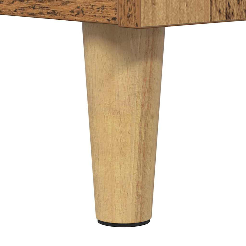 vidaXL Dohányzóasztal fiókkal Öreg fa 90 x 50 x 35 cm Faanyag