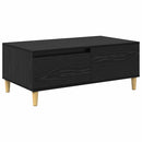 vidaXL Dohányzóasztal Fekete tölgy 90 x 50 x 35 cm Szerelt Fa