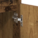 vidaXL Széf fiókkal Öreg fa 60 x 35 x 70 cm Faanyag