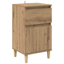 vidaXL Éjjeliszekrény fiókkal Artisan tölgy 40 x 35 x 70 cm Faanyag