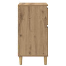vidaXL Éjjeliszekrény 2 pcs Artisan tölgy 40 x 35 x 70 cm Faanyag