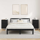 vidaXL Éjjeliszekrény 2 pcs Fekete tölgy 40 x 35 x 70 cm Faanyag