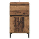 vidaXL Éjjeliszekrény fiókkal Régi fa 40 x 35 x 70 cm Faanyag