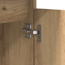 vidaXL Éjjeliszekrény 2 pcs kézműves tölgy 40 x 35 x 70 cm Faanyag