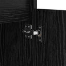 vidaXL Éjjeliszekrény fiókkal Musta tammi 40 x 35 x 70 cm Faanyag