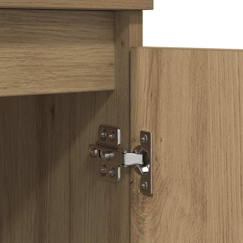 vidaXL Széf kézműves tölgy 60 x 35 x 70 cm Faanyag