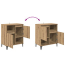 vidaXL Széf kézműves tölgy 60 x 35 x 70 cm Faanyag