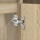 vidaXL Mosdókagyló szekrény polcokkal Sonoma tölgy 80 x 33 x 60 cm