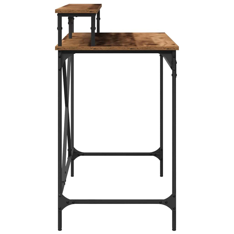 vidaXL Asztal Öreg fa 100 x 50 x 90 cm Faanyag