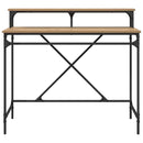 vidaXL Asztal Artisan tölgy 100 x 50 x 90 cm Faanyag