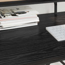 vidaXL Asztal Fekete tölgy 100 x 50 x 90 cm Faanyag