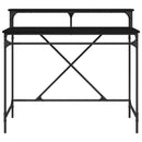 vidaXL Asztal Fekete tölgy 100 x 50 x 90 cm Faanyag