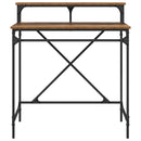 vidaXL Asztal Öreg fa 80 x 50 x 90 cm Faanyag