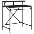 vidaXL Asztal Fekete tölgy 80 x 50 x 90 cm Faanyag