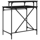 vidaXL Asztal Fekete tölgy 80 x 50 x 90 cm Faanyag