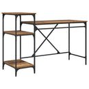 vidaXL Asztal Öreg fa 135 x 50 x 90 cm Faanyag