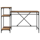 vidaXL Asztal Öreg fa 135 x 50 x 90 cm Faanyag