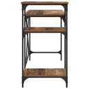 vidaXL Asztal Öreg fa 135 x 50 x 90 cm Faanyag