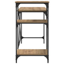 vidaXL Asztal Artisan tölgy 135 x 50 x 90 cm Faanyag