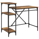 vidaXL Asztal Öreg fa 105 x 50 x 90 cm Faanyag