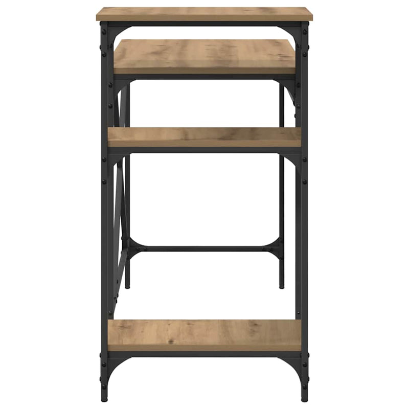 vidaXL Asztal Artisan tölgy 105 x 50 x 90 cm Faanyag