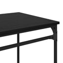 vidaXL Asztal Fekete tölgy 105 x 50 x 90 cm Faanyag