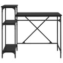 vidaXL Asztal Fekete tölgy 105 x 50 x 90 cm Faanyag
