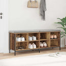 vidaXL Cipőszekrény Öreg fa 131 x 35 x 50 cm Műszaki fa és vas