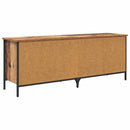 vidaXL Cipőszekrény Öreg fa 131 x 35 x 50 cm Műszaki fa és vas