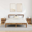vidaXL Éjjeliszekrény fiókkal 2 pcs Öreg fa 39 x 39 x 47.5 cm Faanyag