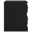 vidaXL Éjjeliszekrény fiókkal Fekete tölgy 39 x 39 x 47.5 cm Faanyag