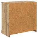 vidaXL Széf Artisan tölgy 70 x 35,5 x 67,5 cm Faanyag