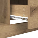 vidaXL Dohányzóasztal fiókkal Artisan tölgy 90 x 50 x 35 cm Faanyag