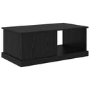 vidaXL Dohányzóasztal fiókkal Fekete tölgy 90 x 50 x 35 cm Faanyag