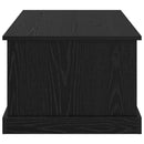 vidaXL Dohányzóasztal fiókkal Fekete tölgy 90 x 50 x 35 cm Faanyag