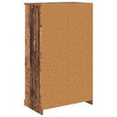 vidaXL Magasfiú fiókkal Öreg fa 60 x 35,5 x 103,5 cm Faanyag