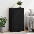 vidaXL Magasfiú fiókkal Fekete tölgy 60 x 35,5 x 103,5 cm Faanyag
