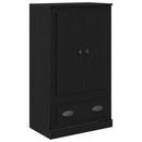 vidaXL Magasfiú fiókkal Fekete tölgy 60 x 35,5 x 103,5 cm Faanyag