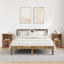 vidaXL Éjjeliszekrény fiókkal 2 pcs Öreg fa 36 x 43 x 60 cm Faanyag