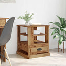 vidaXL Éjjeliszekrény fiókkal Régi fa 50 x 50 x 60 cm Faanyag