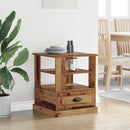 vidaXL Éjjeliszekrény fiókkal Régi fa 50 x 50 x 60 cm Faanyag