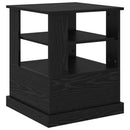 vidaXL Éjjeliszekrény fiókkal Fekete tölgy 50 x 50 x 60 cm Faanyag