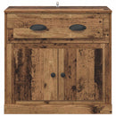 vidaXL Magasfiú fiókkal Öreg fa 70 x 35,5 x 67,5 cm Faanyag