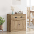 vidaXL Magasfiú fiókkal Artisan tölgy 70 x 35,5 x 67,5 cm Faanyag