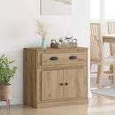 vidaXL Magasfiú Artisan tölgy 70 x 35,5 x 67,5 cm Szerelt Fa